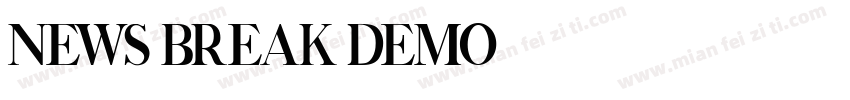News break Demo字体转换